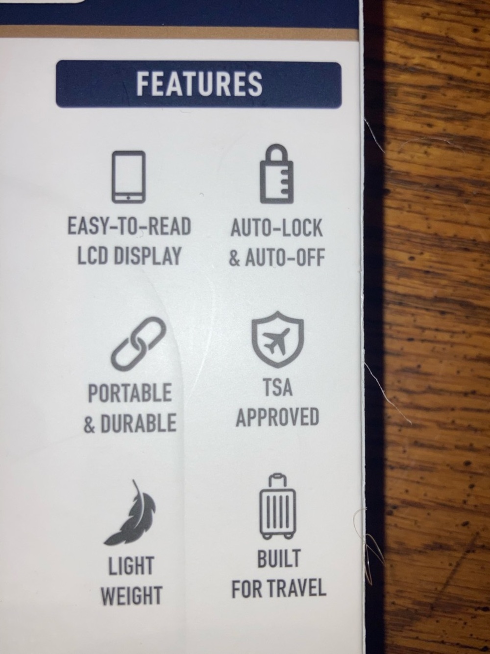 Brookstone Digital Luggage Scale - Silver - NIP - Picture 3 of 3